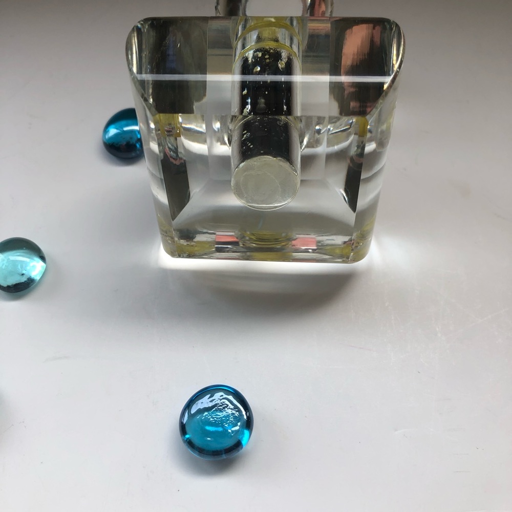 Vintage Two Piece Glass Perfume Bottle - Picture 4 of 8